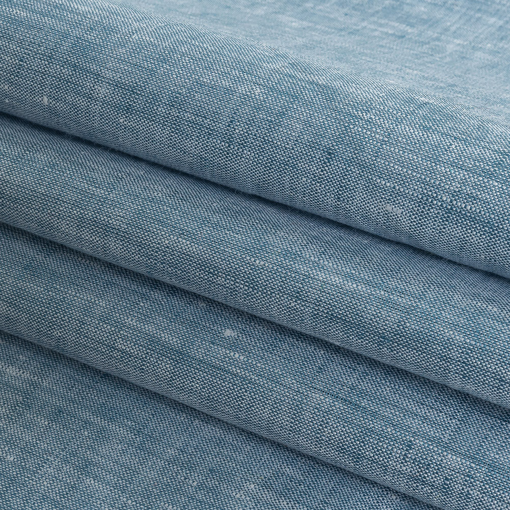 Lightweight Linen Chambray - Heathered Faded Denim - Minerva Collection - Joann Fabrics