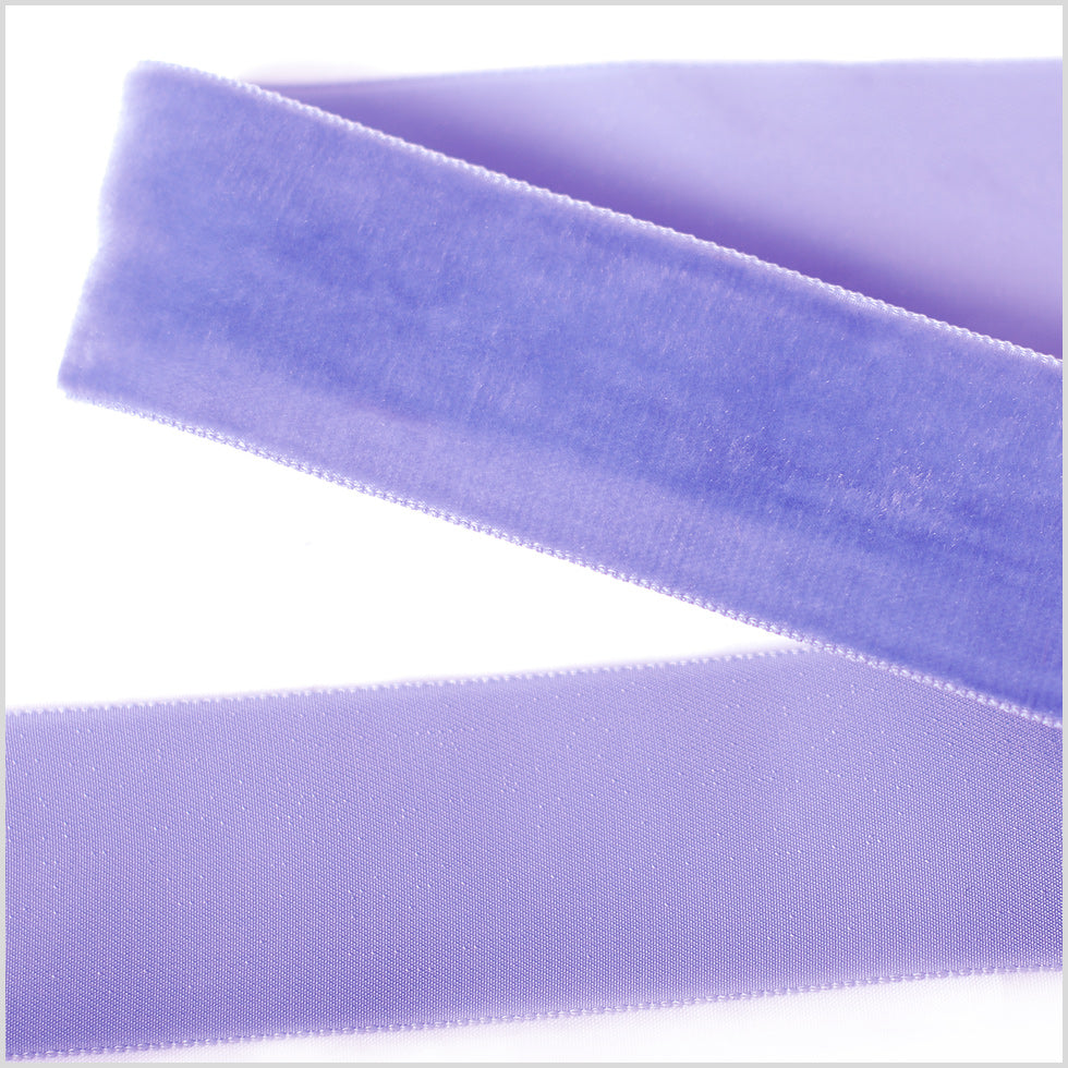 Single Faced Velvet Ribbon Made in Italy - 1.5