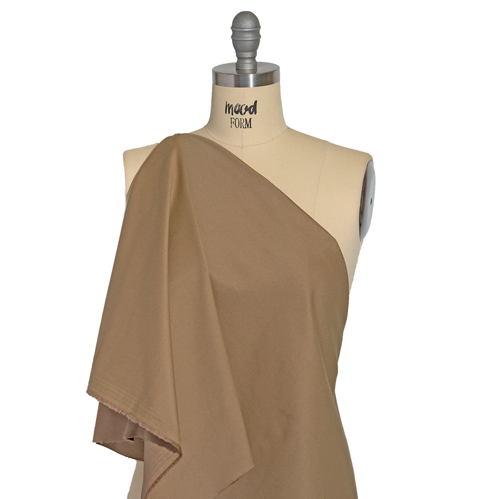 Carbon Brushed Stretch Khaki Twill - Dark Beige - Averill Collection - Joann Fabrics