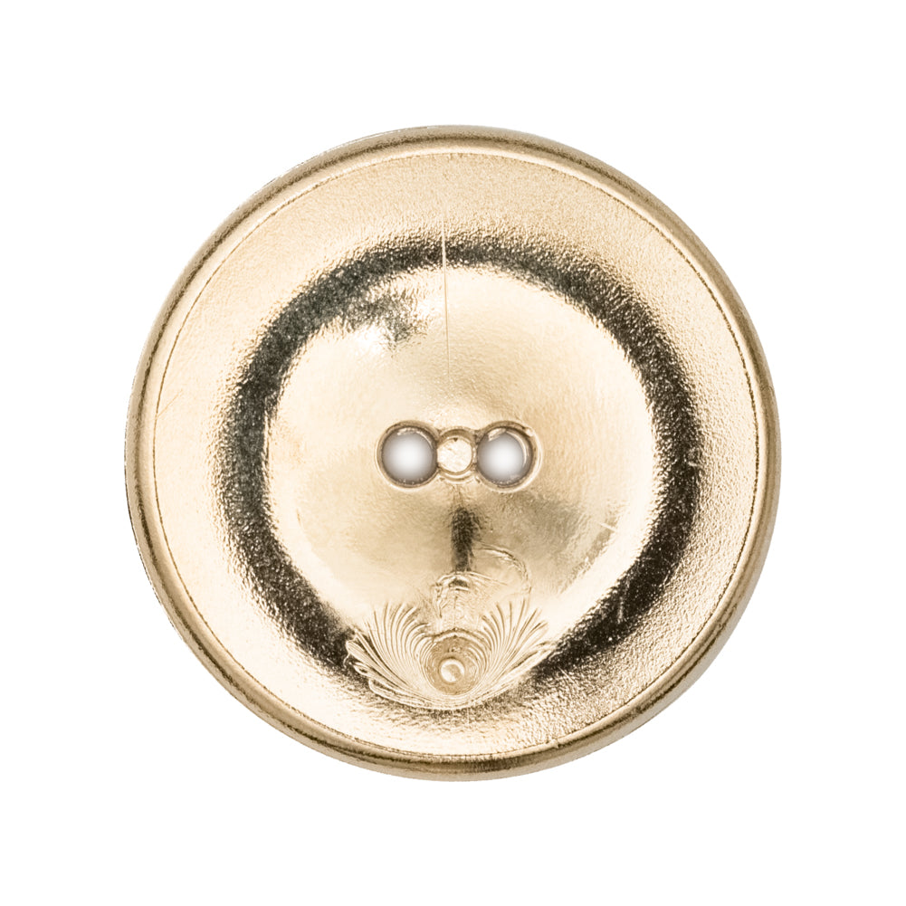 Italian Gold 2-Hole Crest Button - 44L/28mm - Joann Fabrics