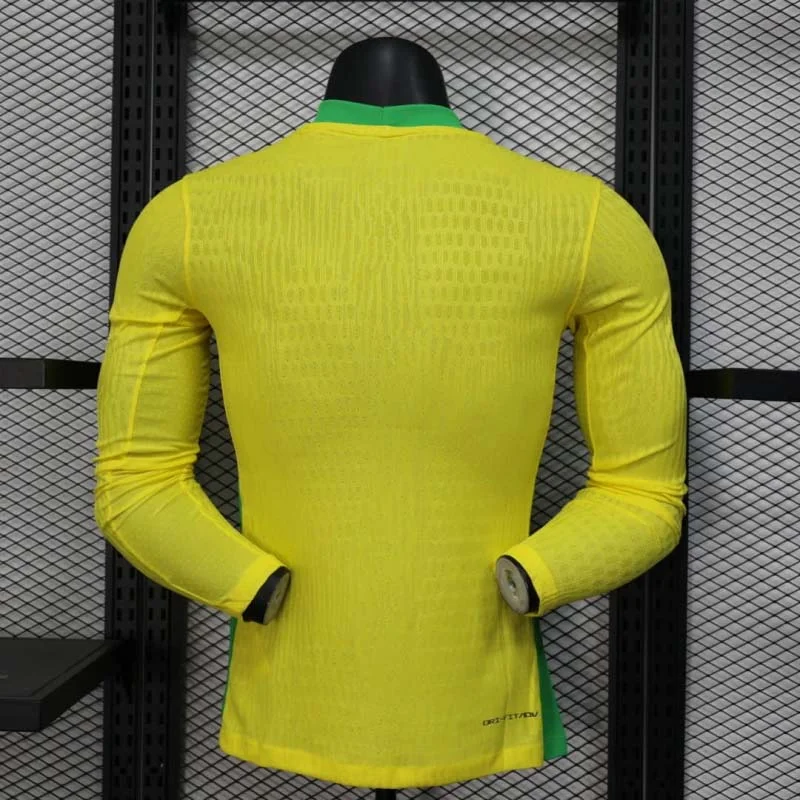 2025 Brazil Home Jersey Long Sleeve