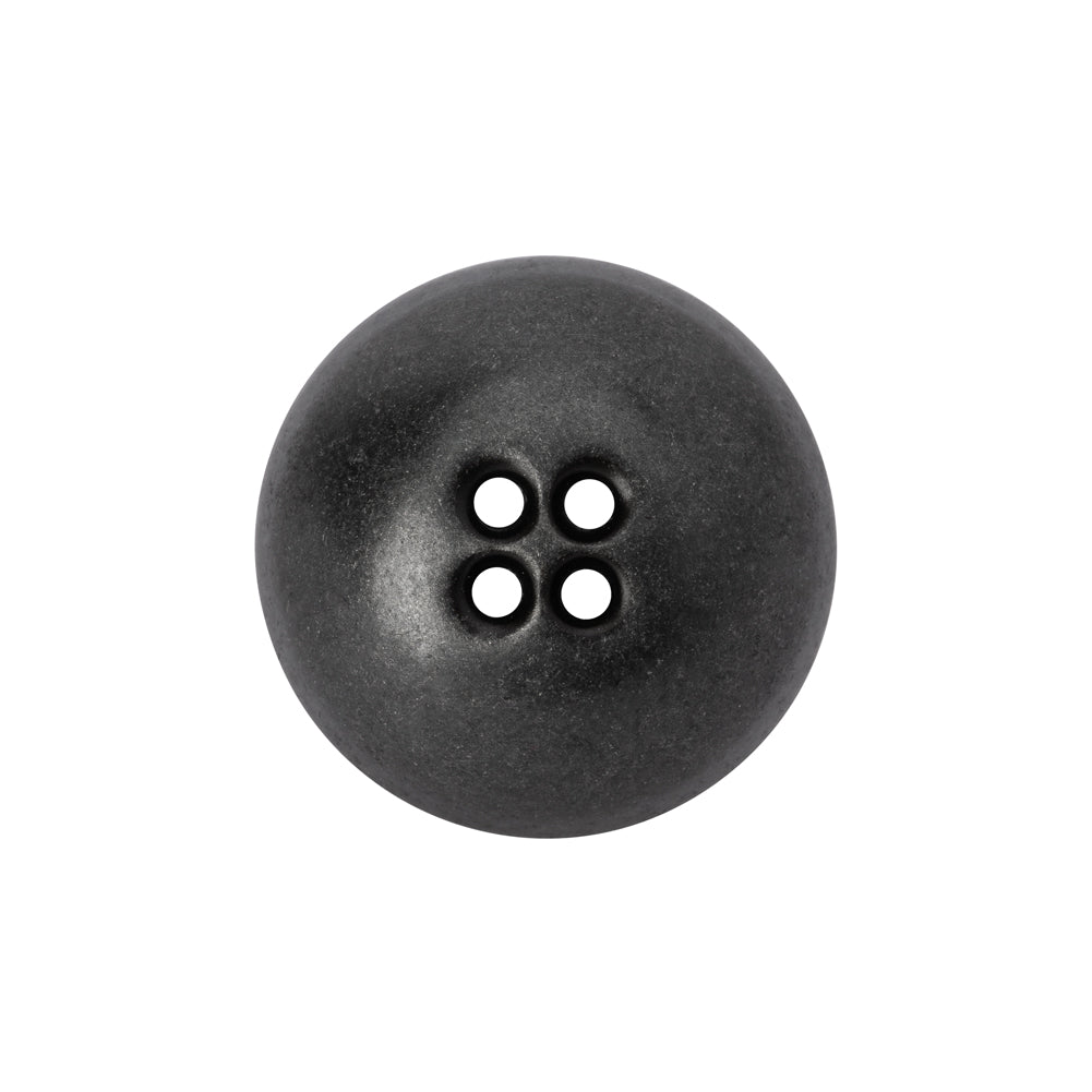 Metal 4-Hole Button - 36L/23mm - Gunmetal Gray Domed - Joann Fabrics