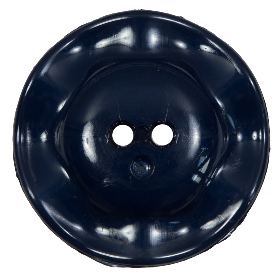 Italian Navy Wavy Plastic 2-Hole - 60L/38mm - Joann Fabrics