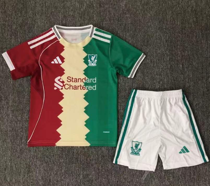 2025/2026 Liverpool Three colors Training clothes Football Jersey 1:1 Thai Quality Kids Size