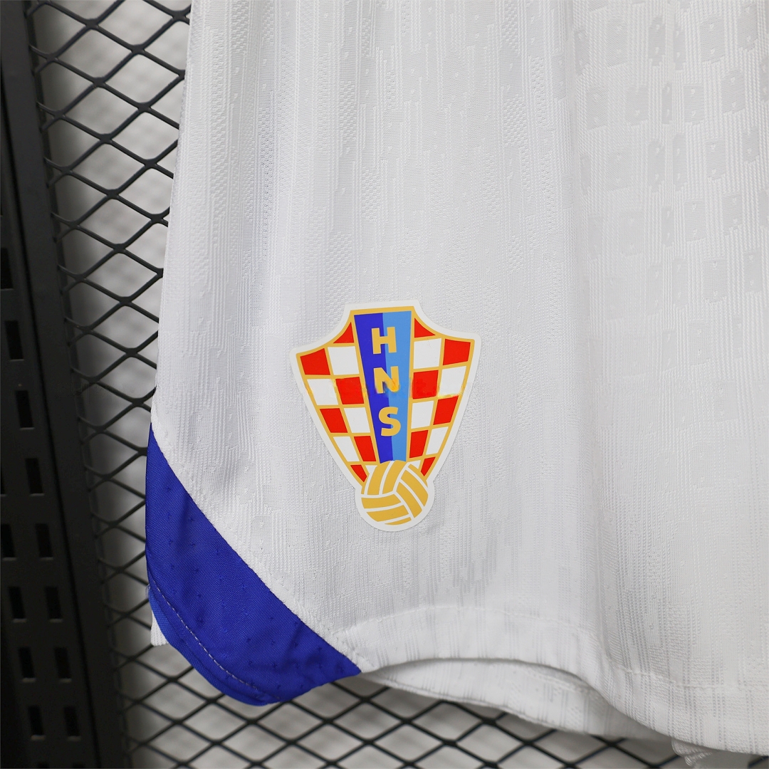 Croatia 2026 Home Shorts - Player Version - UnitedFutballJersey