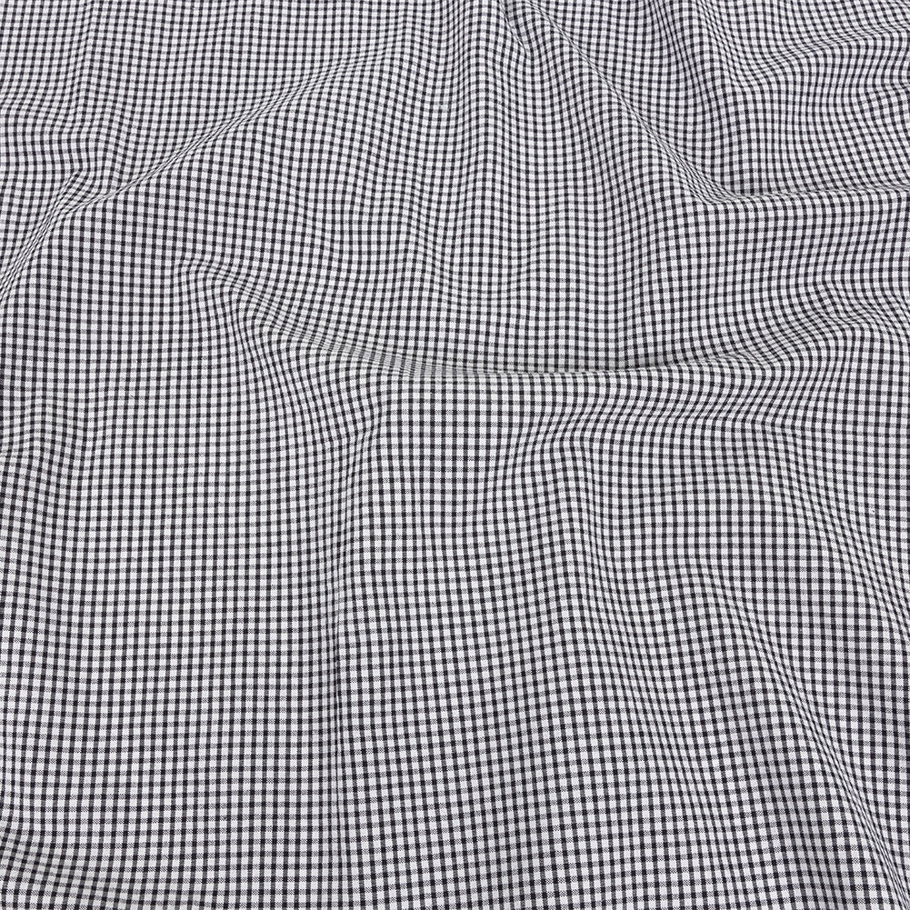 Organic Cotton Seersucker - Black Gingham - Olinda Collection - Joann Fabrics