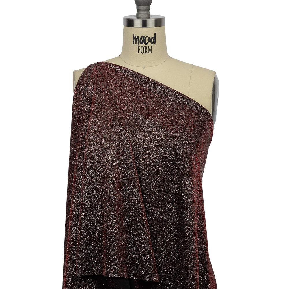 Nylon Knit with All-Over Glitter - Red - Sun Streams Collection - Joann Fabrics