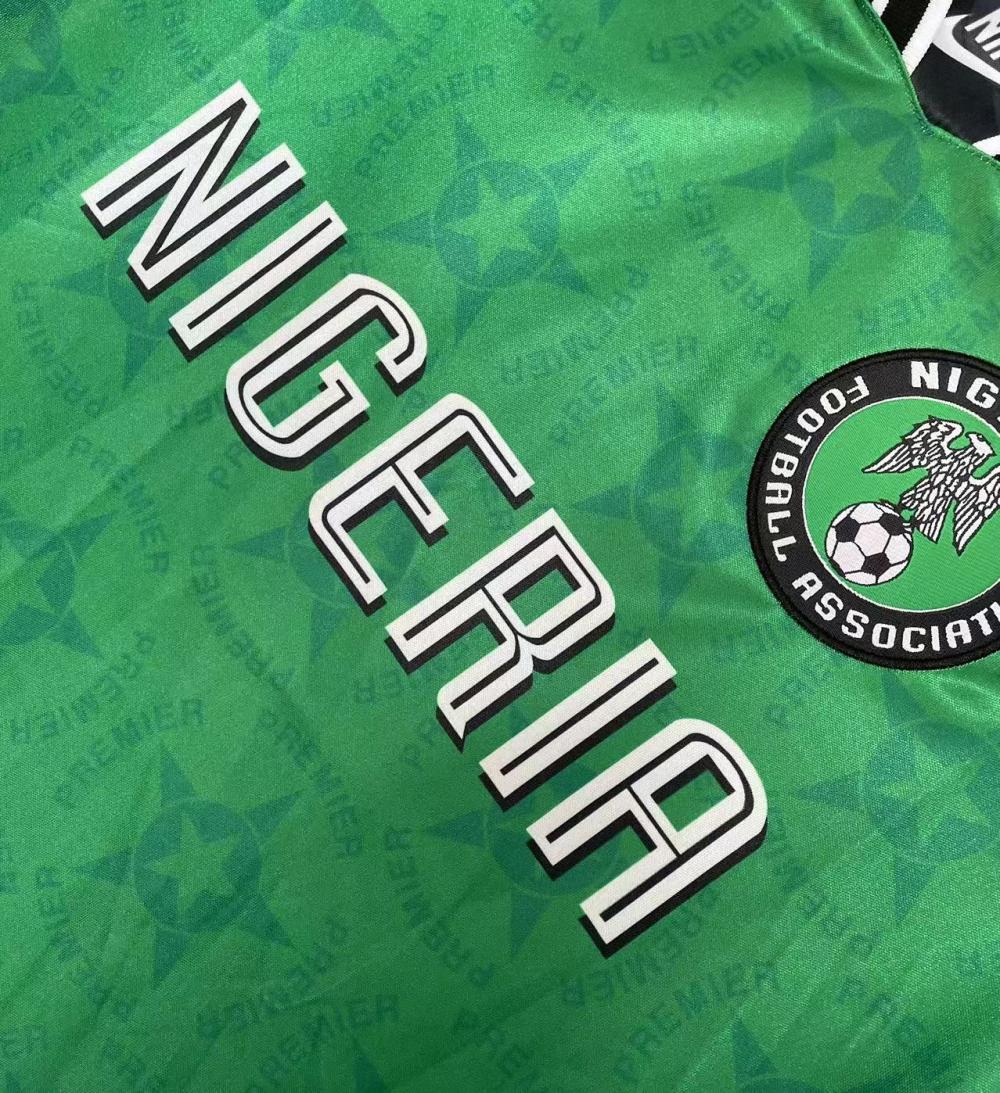 1994-1995 Retro Nigeria National Team Home Football Shirt 1:1 Thai Quality
