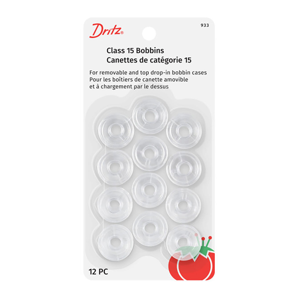 Dritz Class 15 Plastic Bobbins - 12ct - Joann Fabrics