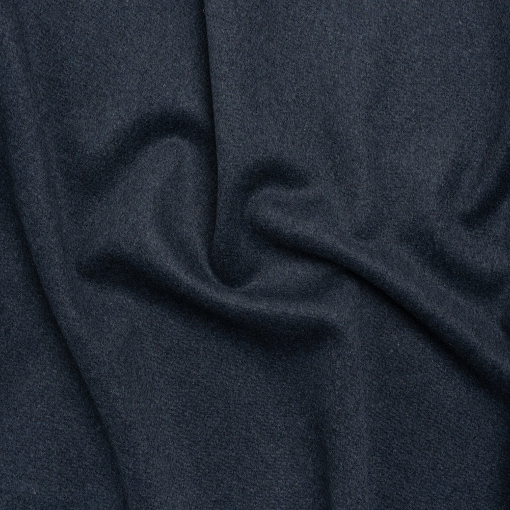 Heavy Brushed Wool Blend Twill Coating - Melange Blue - Joann Fabrics