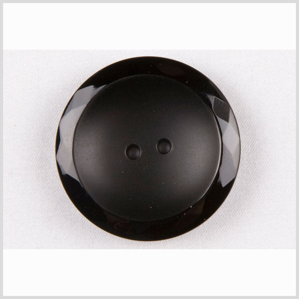 Black Half Matte Glass Button - 50L/32mm - Joann Fabrics