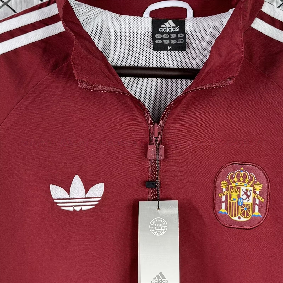 Spain 2026 Windbreaker Jacket - Red - UnitedFutballJersey