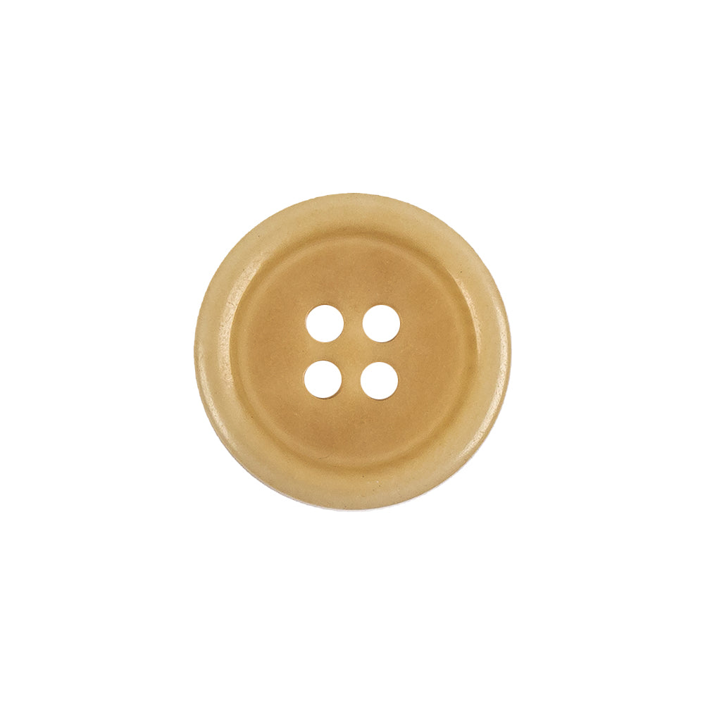 Cream Rounded Rim 4 Hole Plastic Button - 30L/19mm - Joann Fabrics
