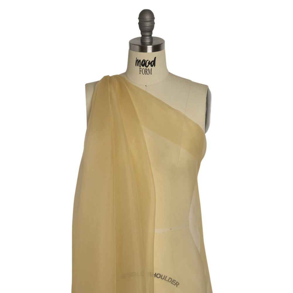 Polyester Organza - Gold - Luscinia Collection by Mood - Joann Fabrics