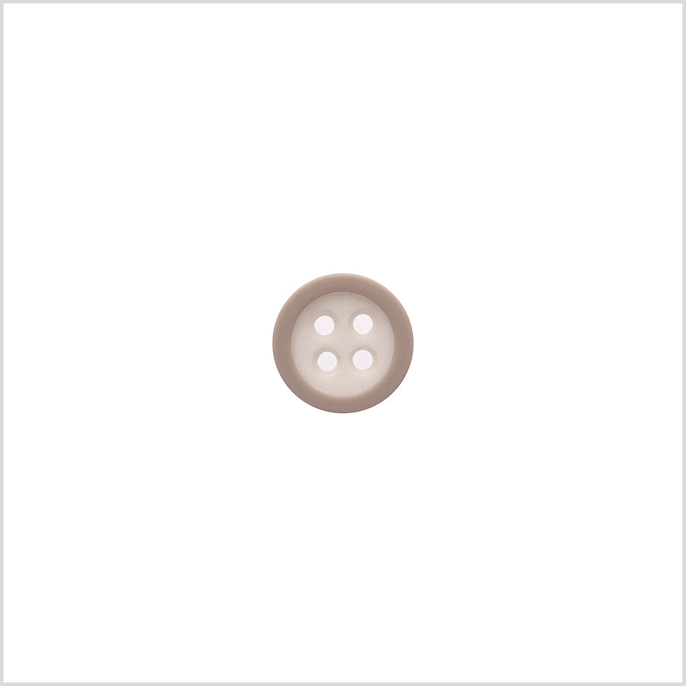 Rimmed White 4-Hole Button - 18L/11.5mm - Joann Fabrics