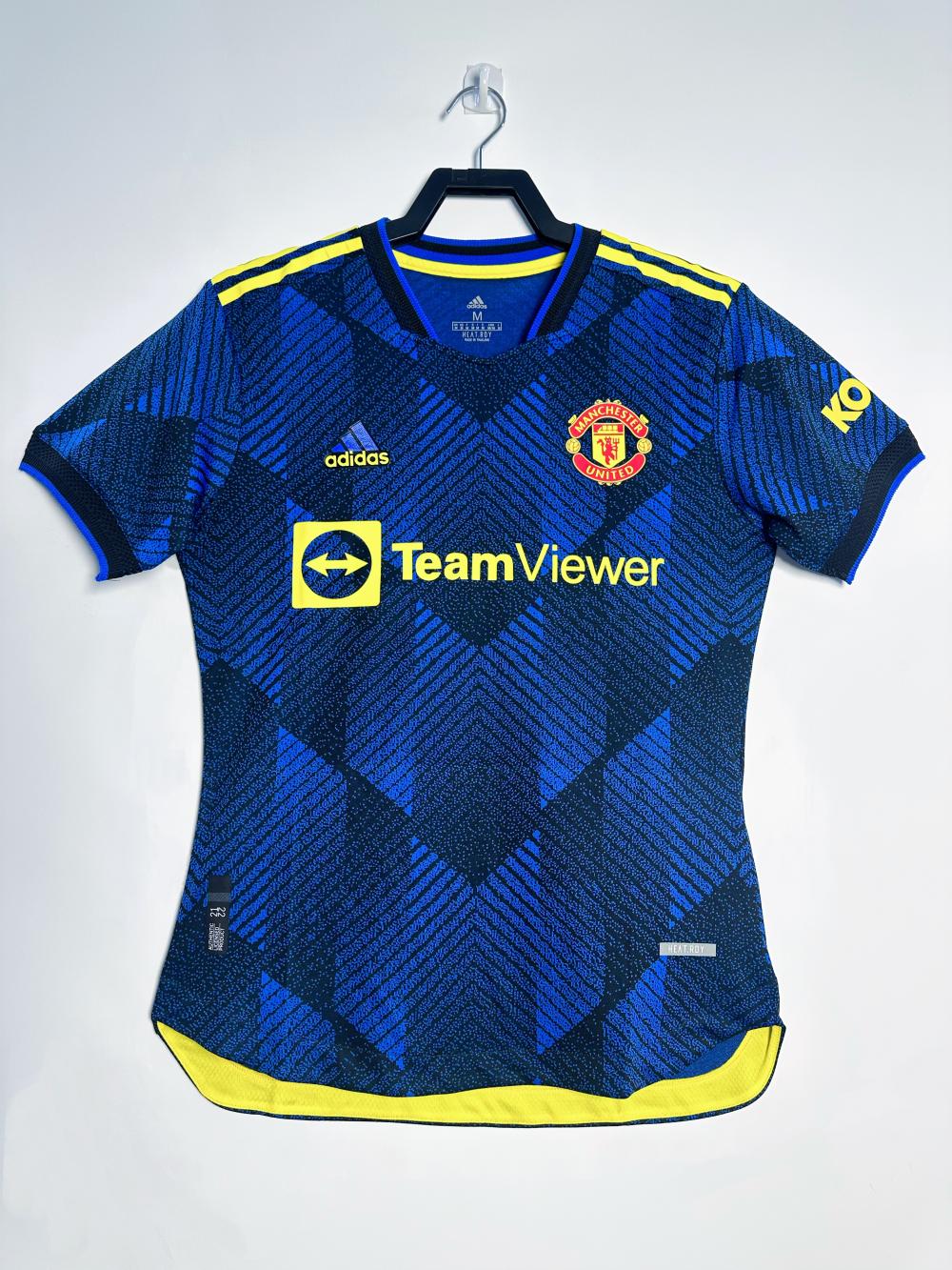 2021-2022 Retro Manchester United Third Away Football Shirt 1:1 Thai Quality