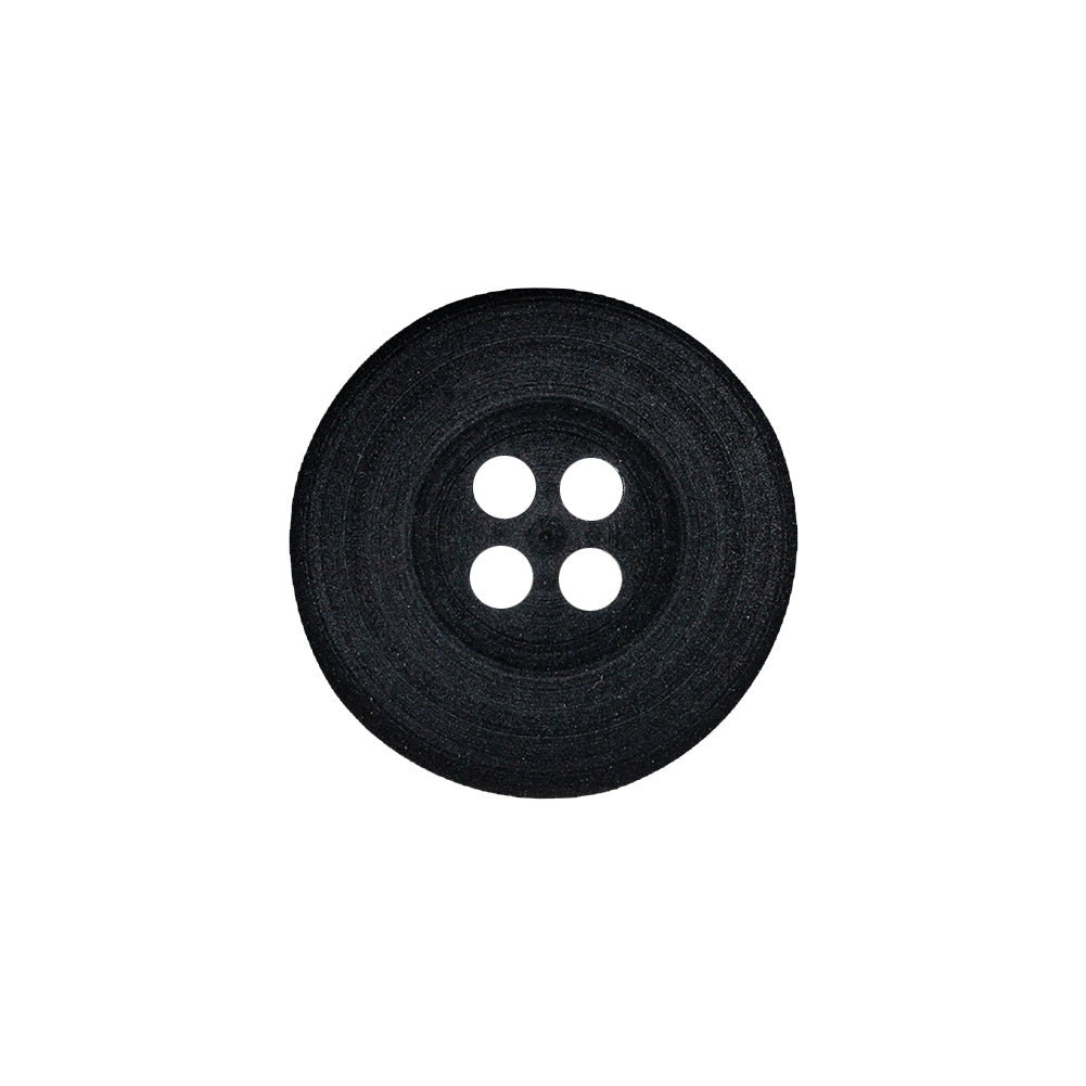 Raven Black 4-Hole Textured Tire Rim Button - 32L/20mm - Joann Fabrics