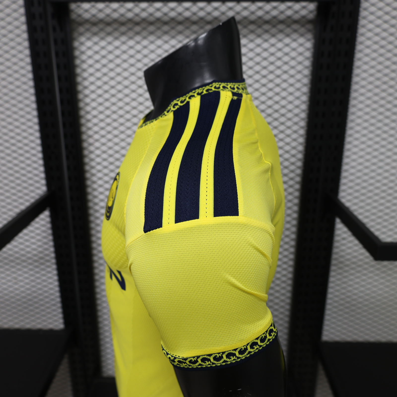 Al Nassr Riyadh Victory 26-27 Home Jersey With HUMAIN Sponsor - Player Version - UnitedFutballJersey
