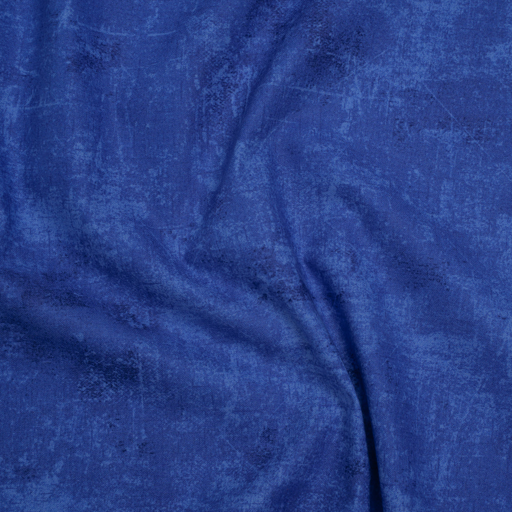Printed Quilting Cotton by Northcott - Cobalt Painterly Texture - Canvas Collection - Joann Fabrics