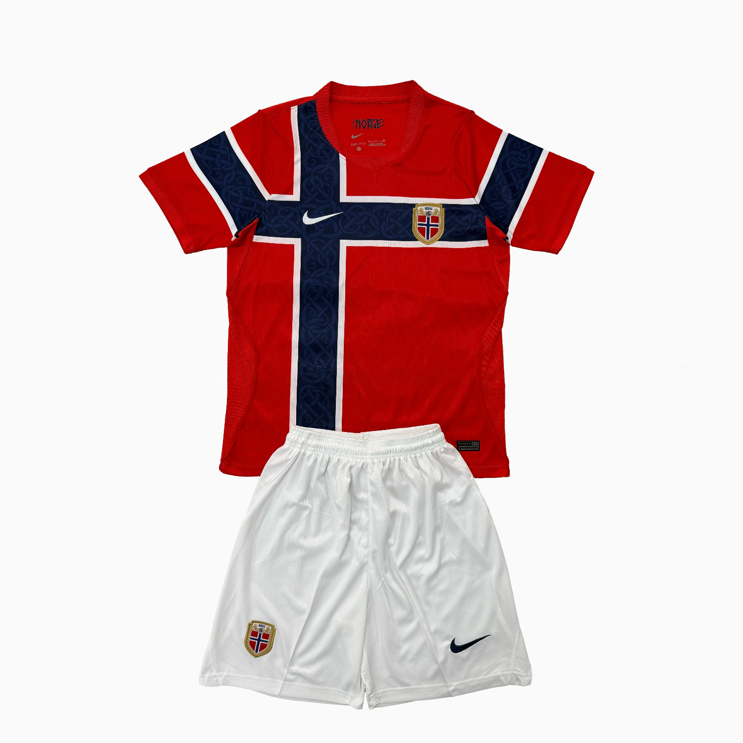 Norway 2026 Home Men's Adult Jersey Set - Fans Version - UnitedFutballJersey
