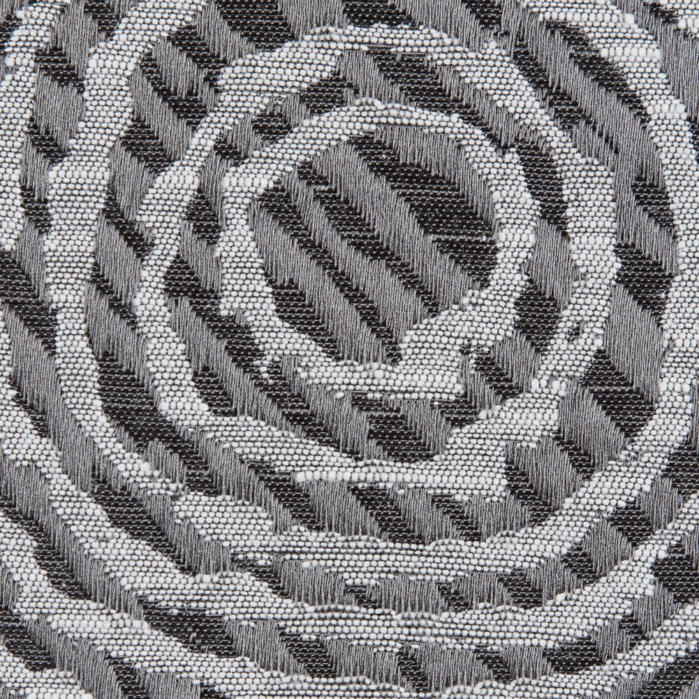 Slate Geometric Swirls on a Cotton and Polyester Woven - Joann Fabrics