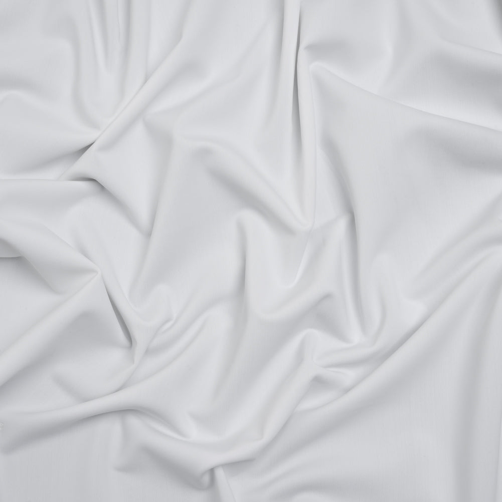 100% Recycled Stretch Nylon Swimwear Tricot, UV Protective - White - Mykonos Collection - Joann Fabrics