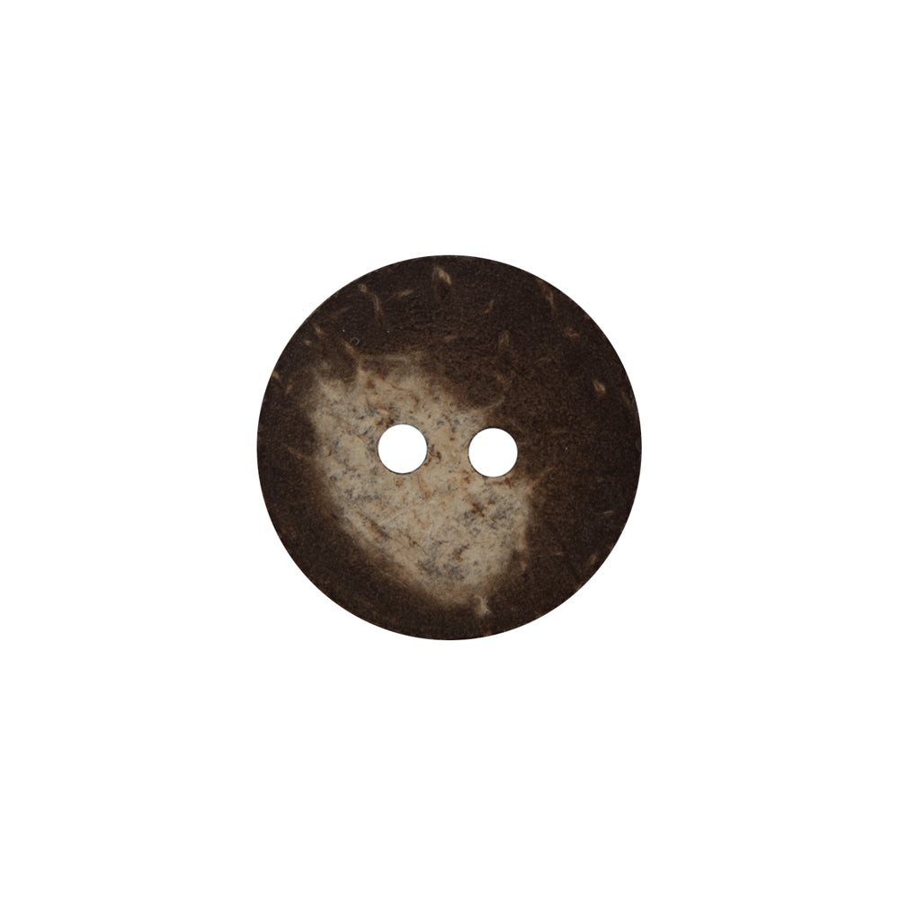 Brown Wooden Two-Hole Button - 28L/18mm - Joann Fabrics