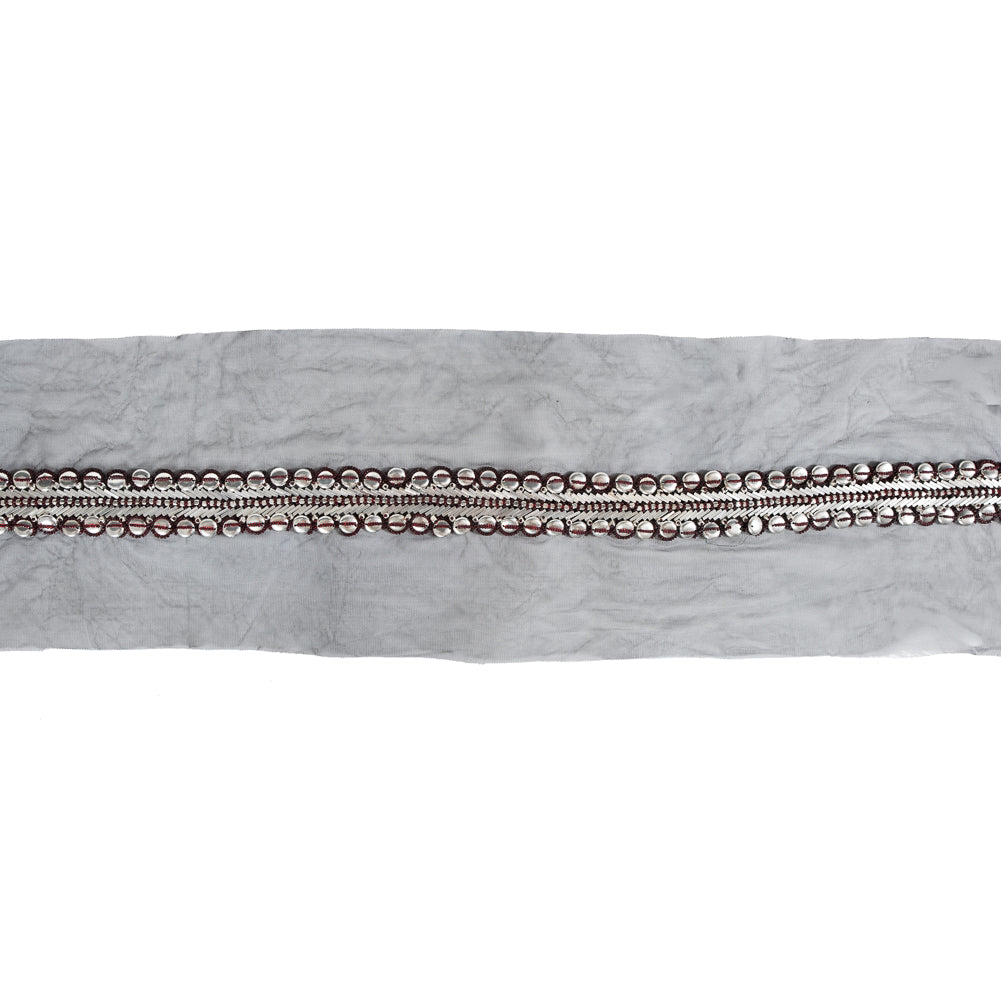 Fancy Beaded Metal Trim - 2.75
