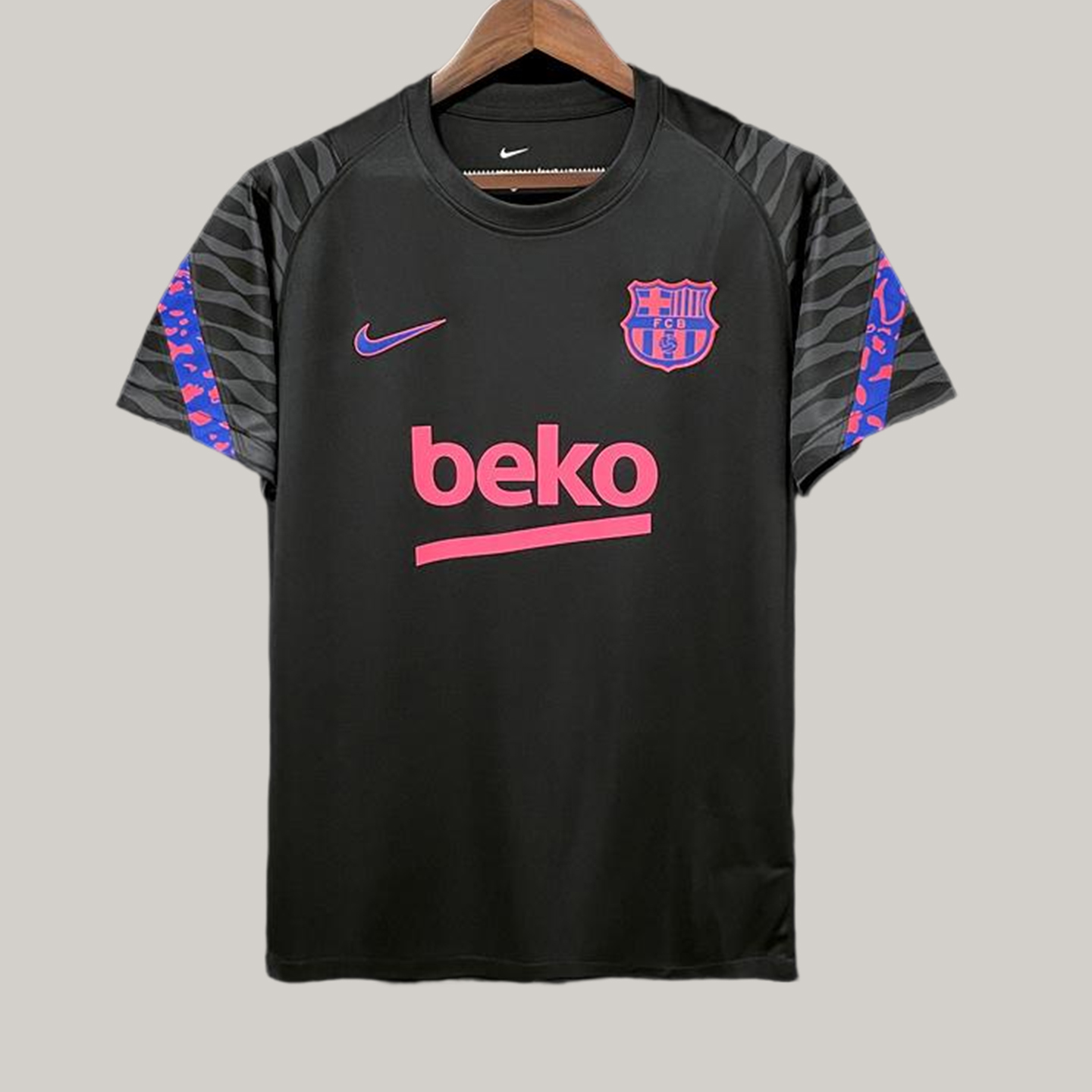 2021/2022 Barcelona Training Black Football Shirt 1:1 Thai Quality