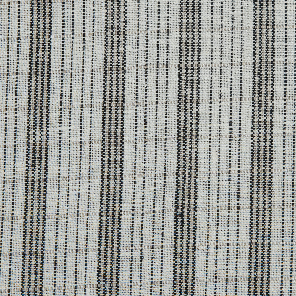 Pale Beige and Black Striped Linen Woven - Joann Fabrics