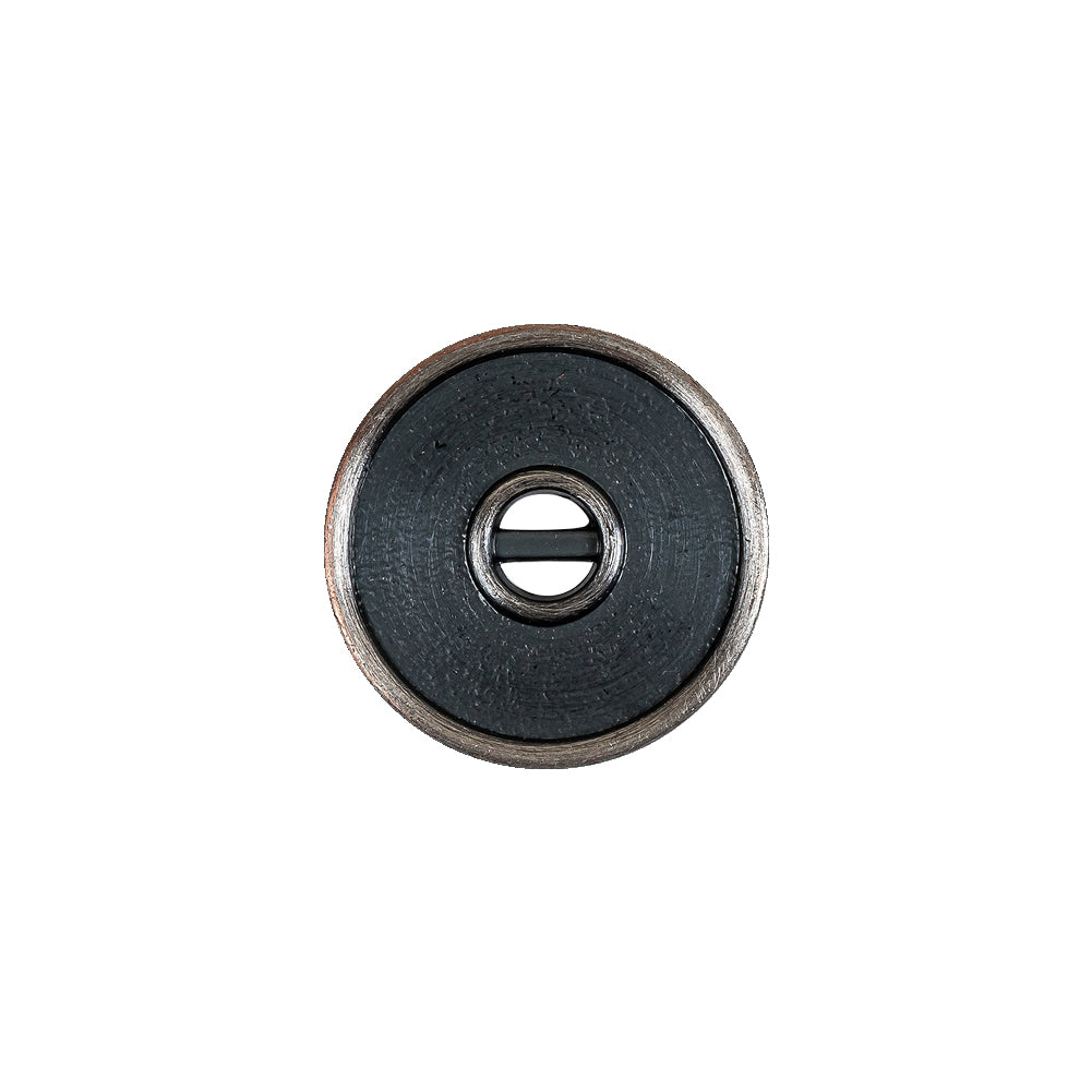Pewter Textured Narrow Rim 2-Hole Metal Button - 25L/16mm - Joann Fabrics