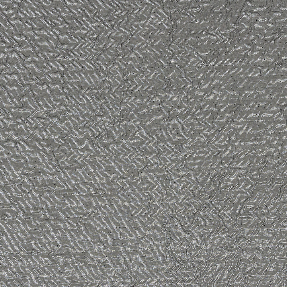 Capella Metallic Silver Wavy Luxury Brocade - Joann Fabrics