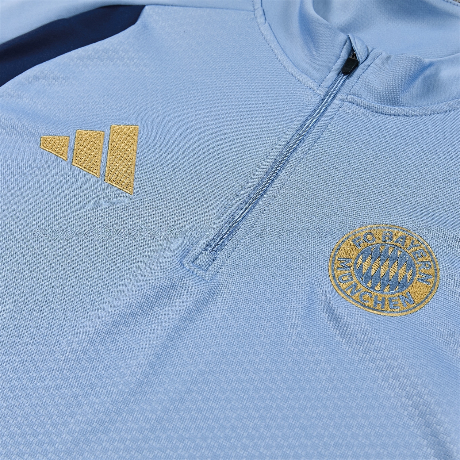 Bayern Munich 26-27 Long Sleeves Training Set - Light Blue Top and Dark Blue Pants - UnitedFutballJersey