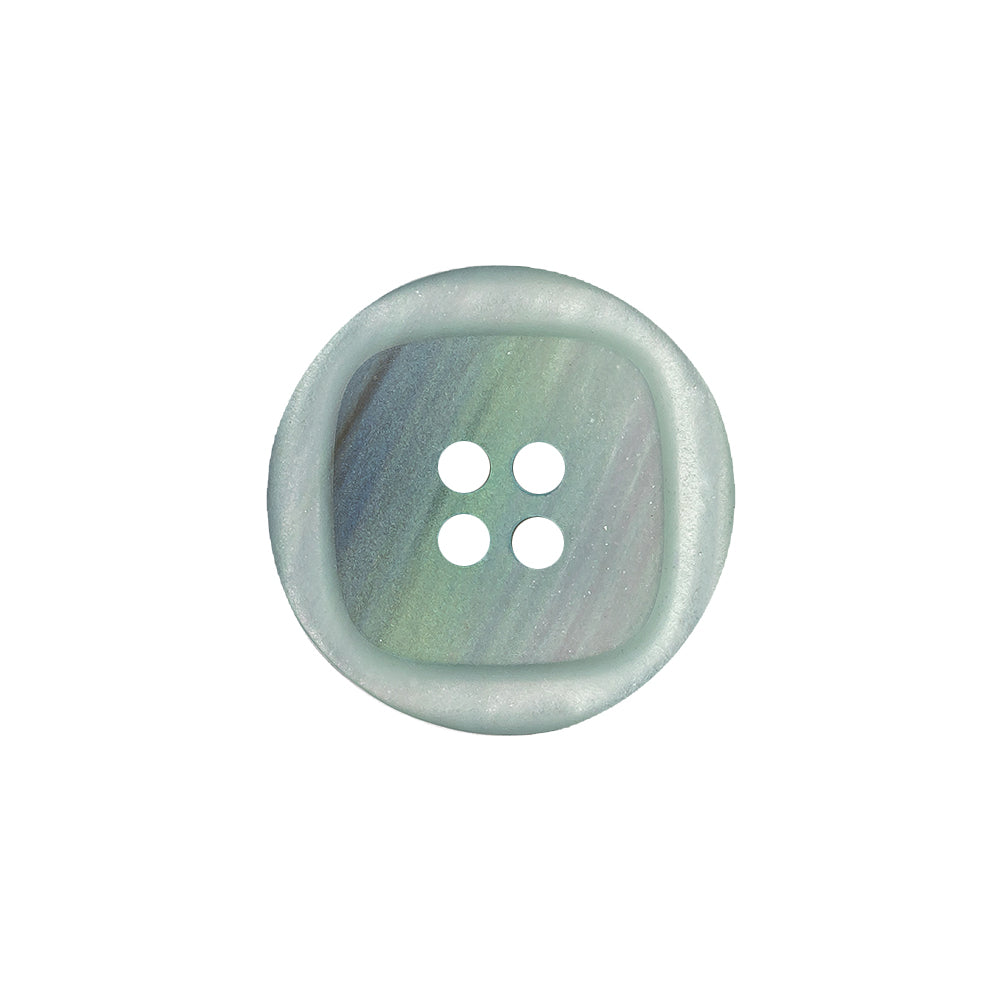 Mint and Purple Rounded Square 4-Hole Plastic Button - 32L/20mm - Joann Fabrics