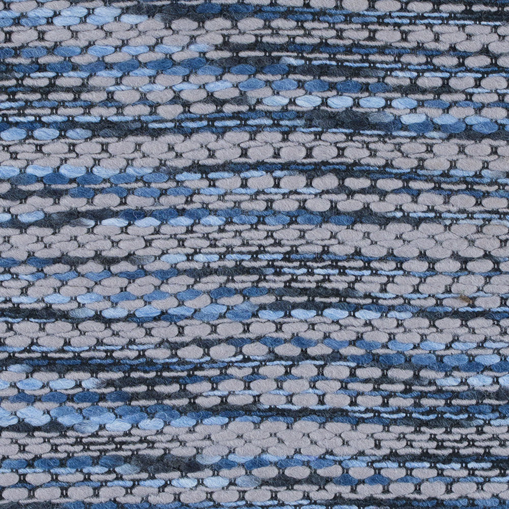 True Navy and Gray Blended Wool Tweed - Joann Fabrics