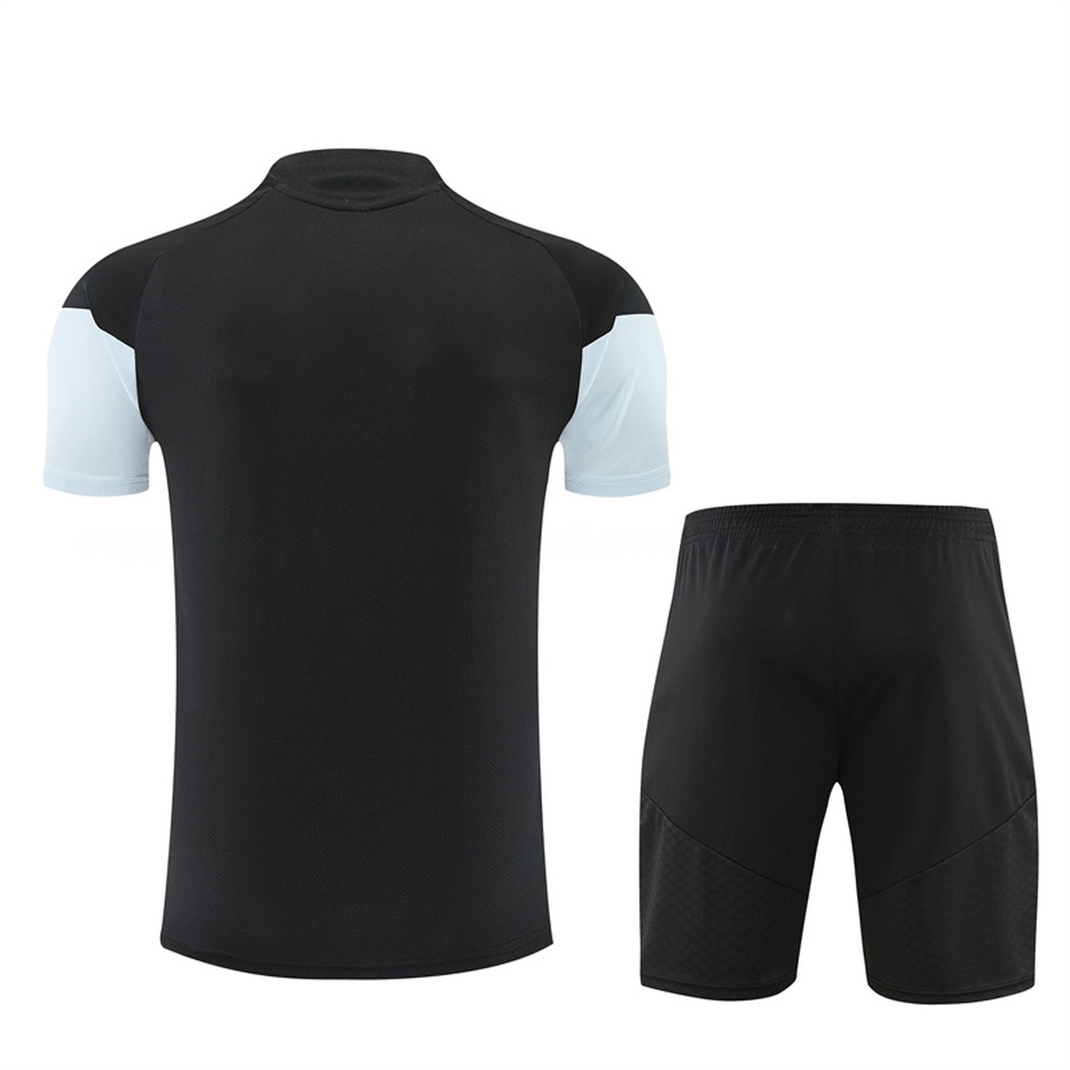 Liver.pool 26-27 Kids Short-Sleeve Training Set - Black Top & Black Shorts - UnitedFutballJersey
