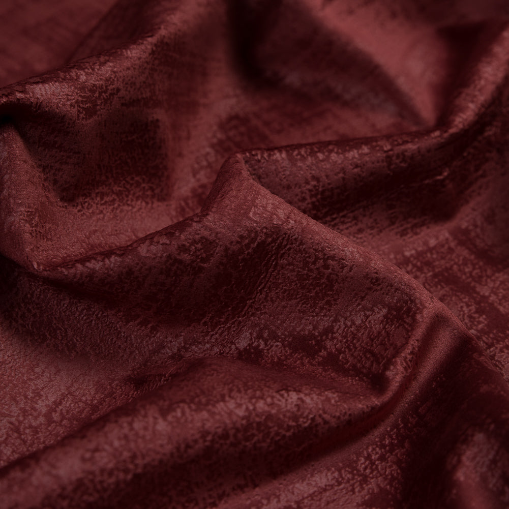 Embossed Textured Velvet - Claret - British Imported - Joann Fabrics