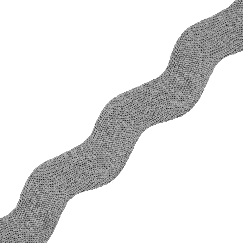 Silver Woven Jumbo Ric Rac - 2
