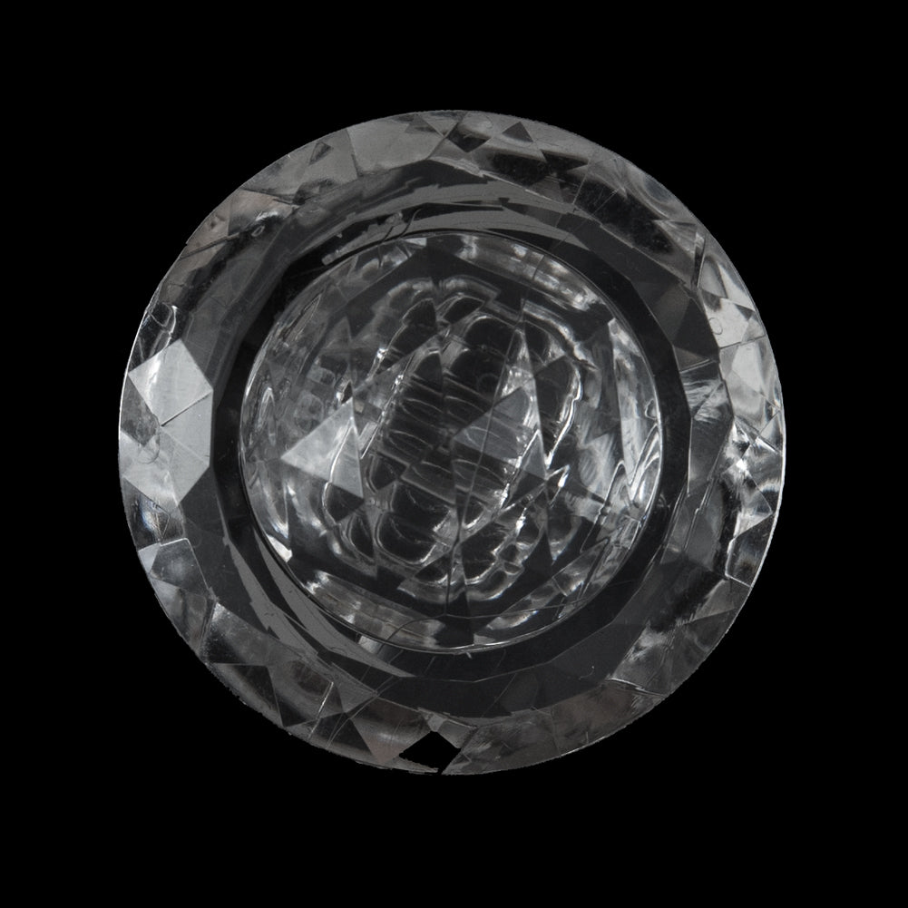 Clear Faceted Plastic Shank Back Button - 45L/29mm - Joann Fabrics
