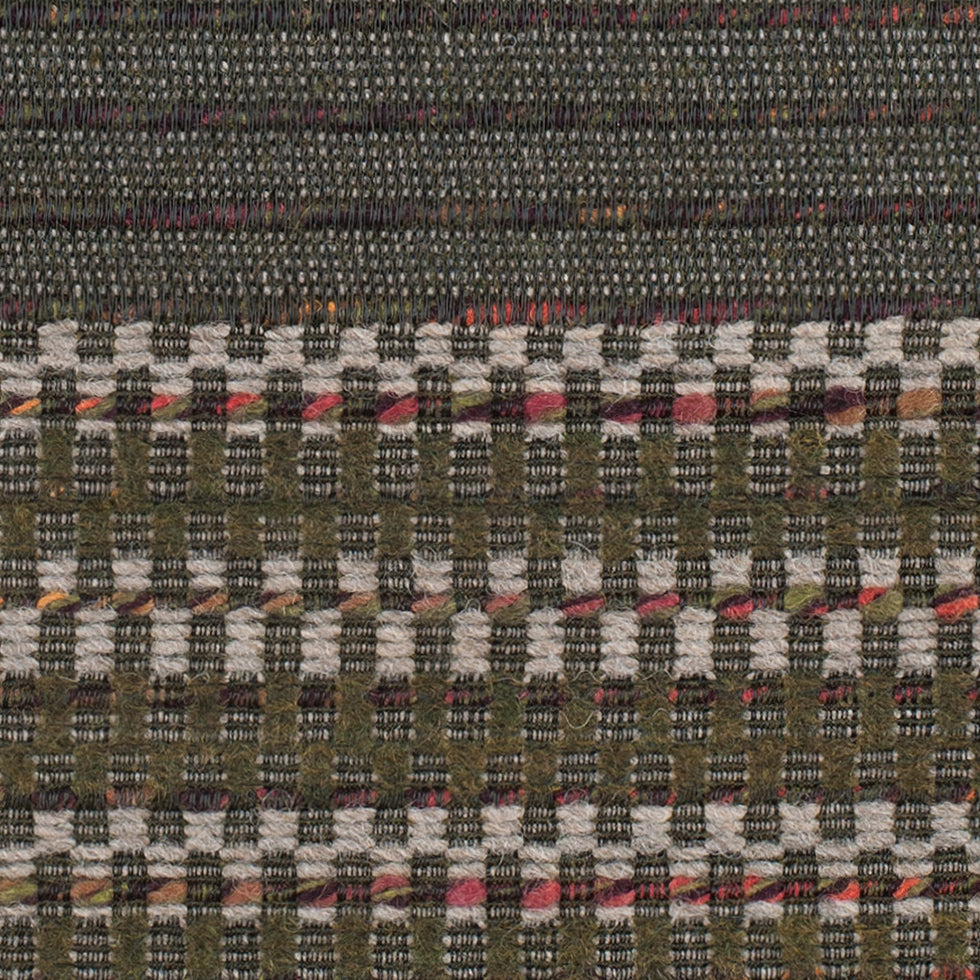 Olive Dimensional Stripes Blended Wool Tweed - Joann Fabrics
