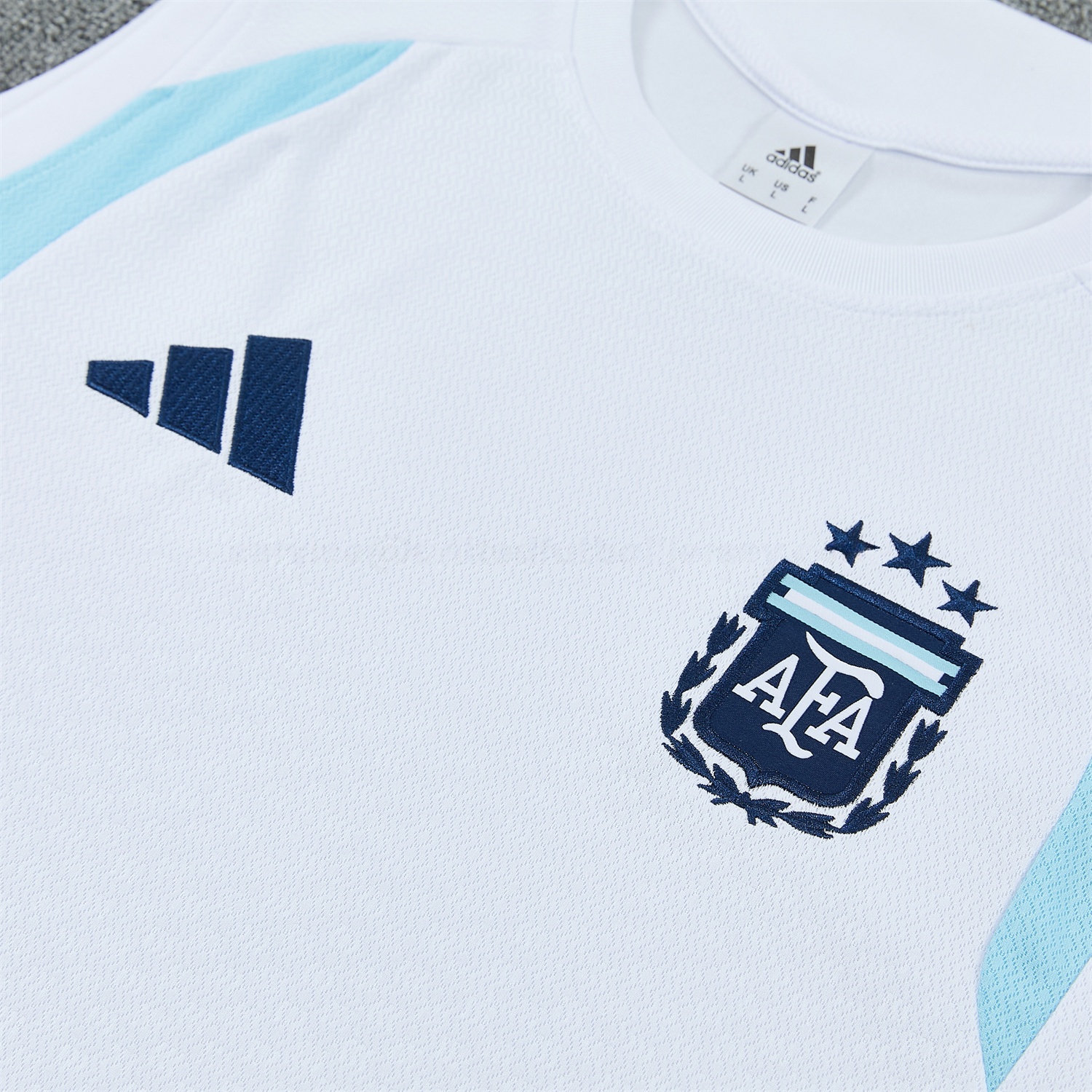 Argentina 2026 Vest Training Set - White Vest and Blue Shorts - UnitedFutballJersey