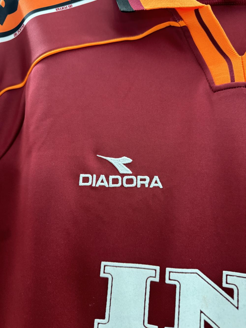 1998-1999 Retro Roma Home Soccer Jersey 1:1 Thai Quality