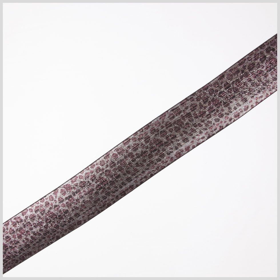 Silver/Brown Fancy Elastic Trim - Joann Fabrics