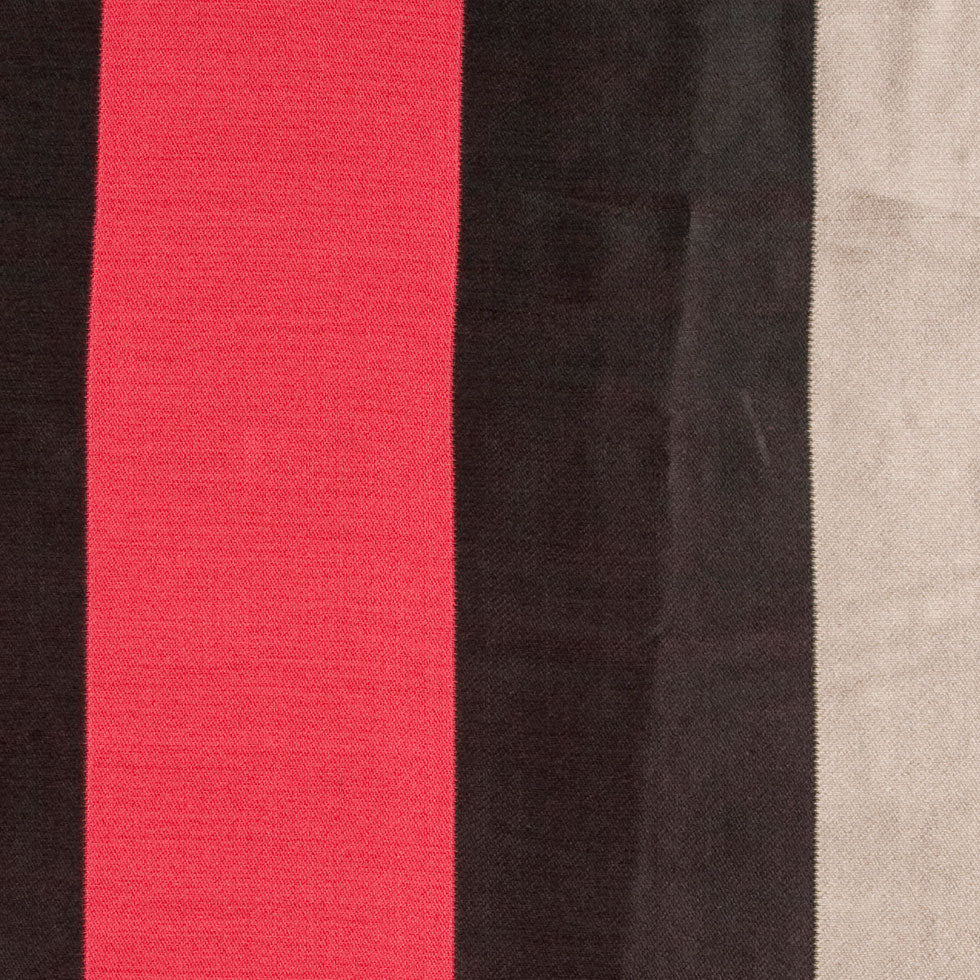 Black/Cranberry/Stone Stripes Woven - Joann Fabrics