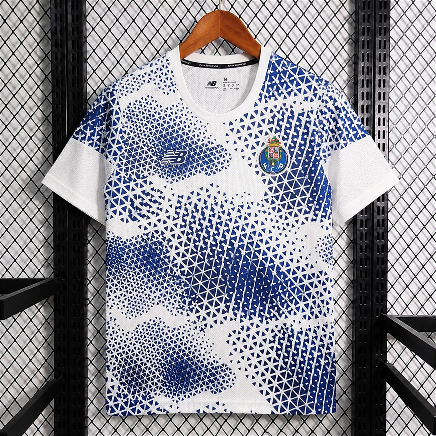 Porto 26-27 Blue White Polka Dots Pre-Match Jersey - Fans Version - UnitedFutballJersey