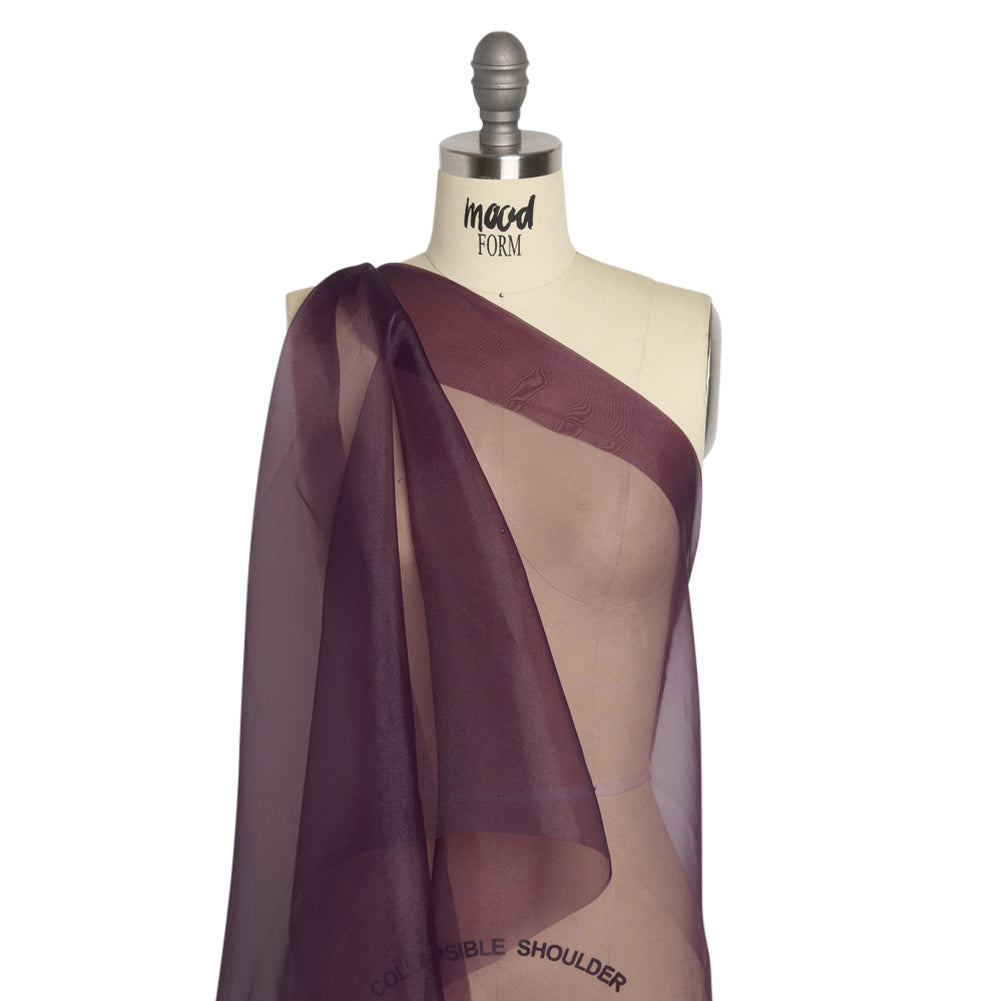 Polyester Organza - Eggplant - Luscinia Collection by Mood - Joann Fabrics