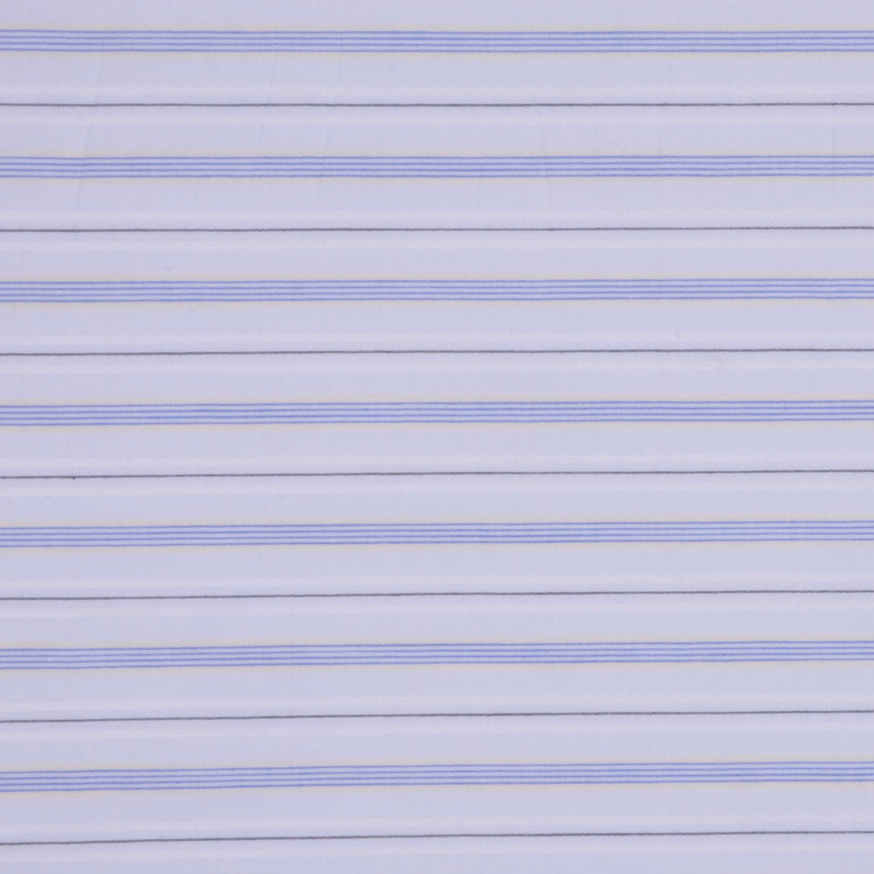 Pale Blue Pencil Striped Cotton Shirting - Joann Fabrics