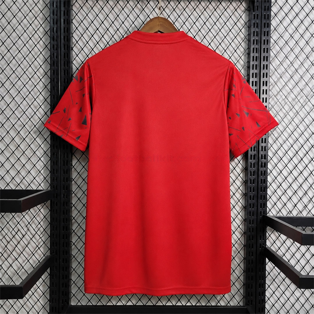 Mexico 2026 Red With Black Pattern Special Jersey - Fans Version - UnitedFutballJersey