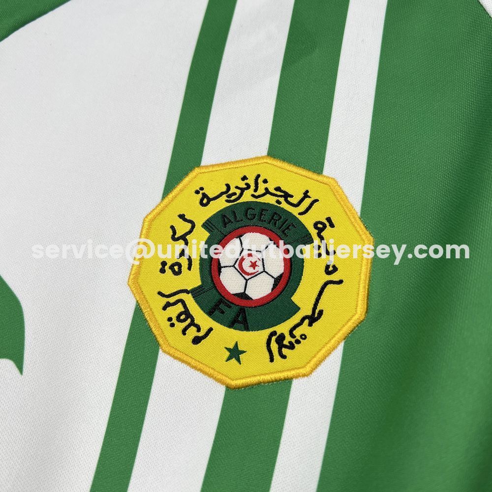 Retro Algeria 1986 Home Jersey - UnitedFutballJersey