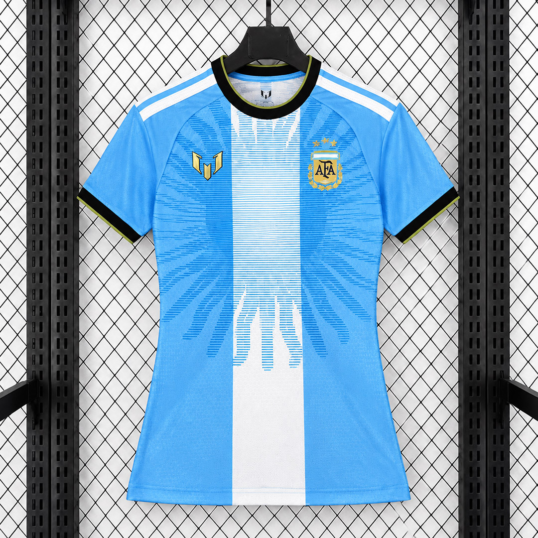 Women's Argentina 2026 Messi Last Match Anniversary Special Jersey - Fans Version - UnitedFutballJersey
